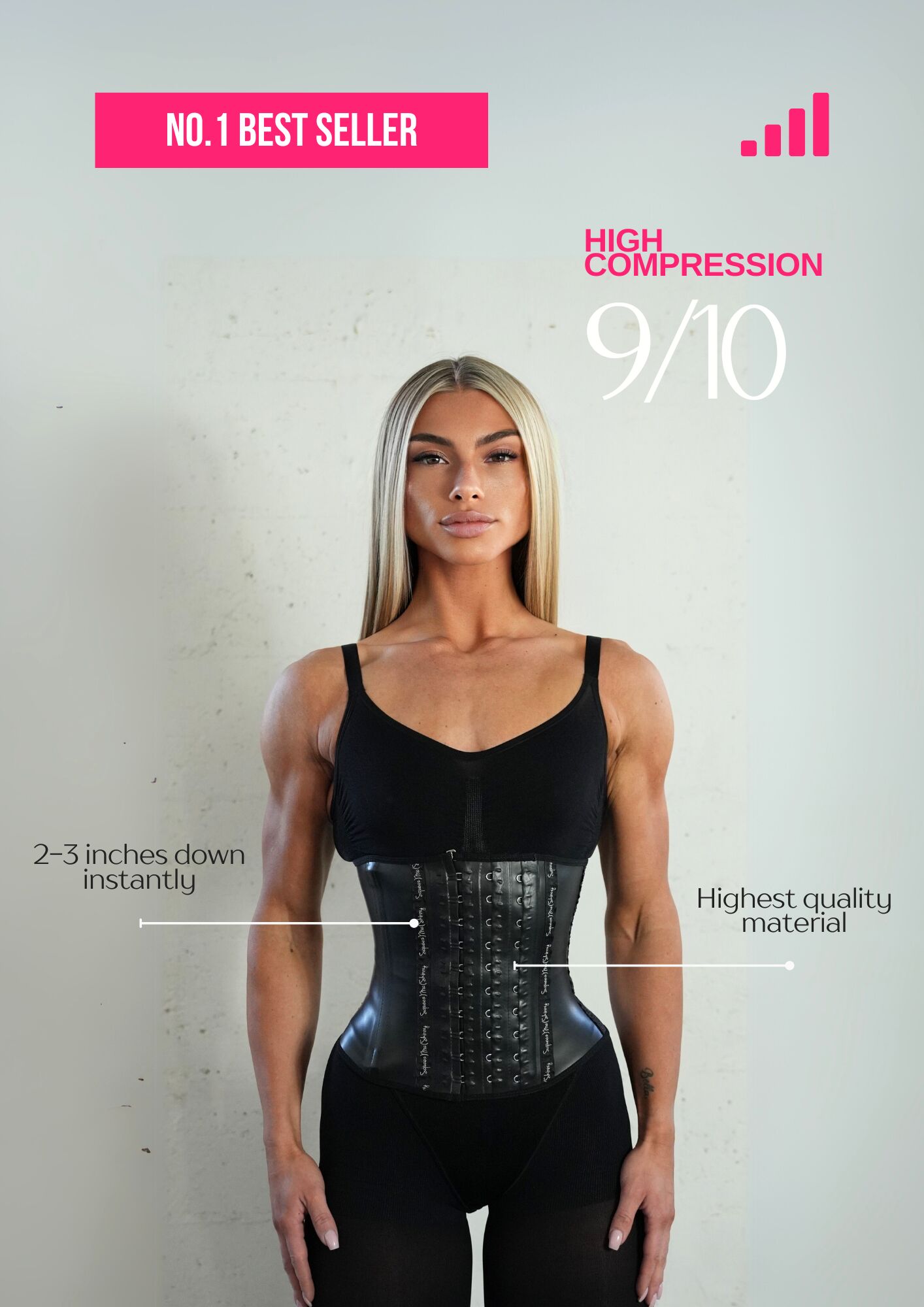 10" MAX COMPRESSION WAIST TRAINER