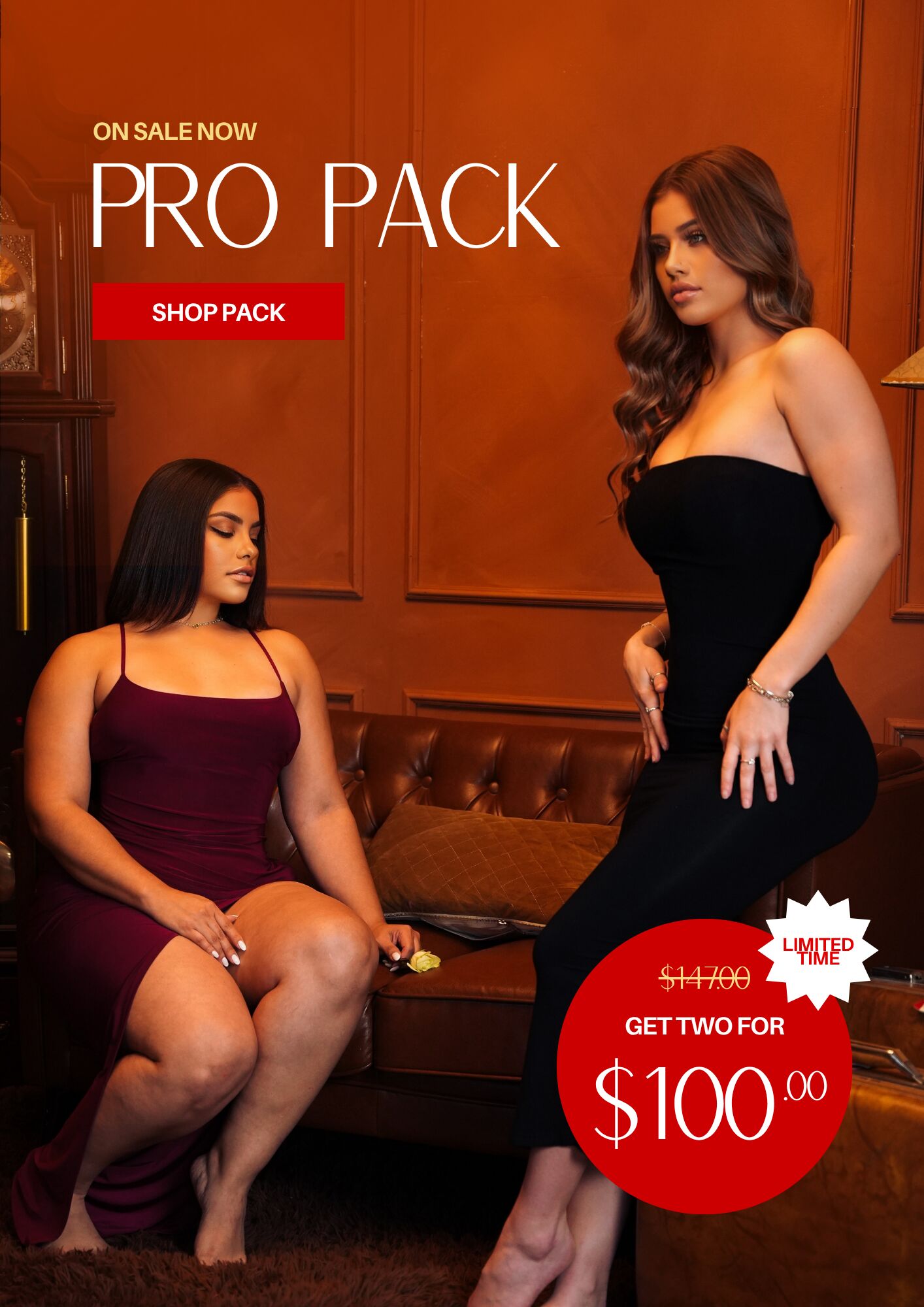 10" Pro Package. Get 2 Waist Trainers