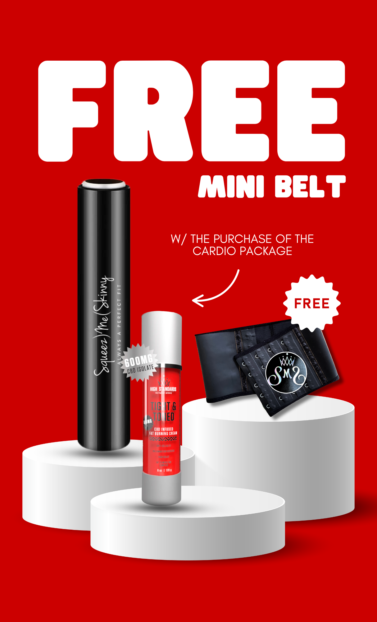 CARDIO ESSENTIALS + FREE MINI SQUEEZ BELT !