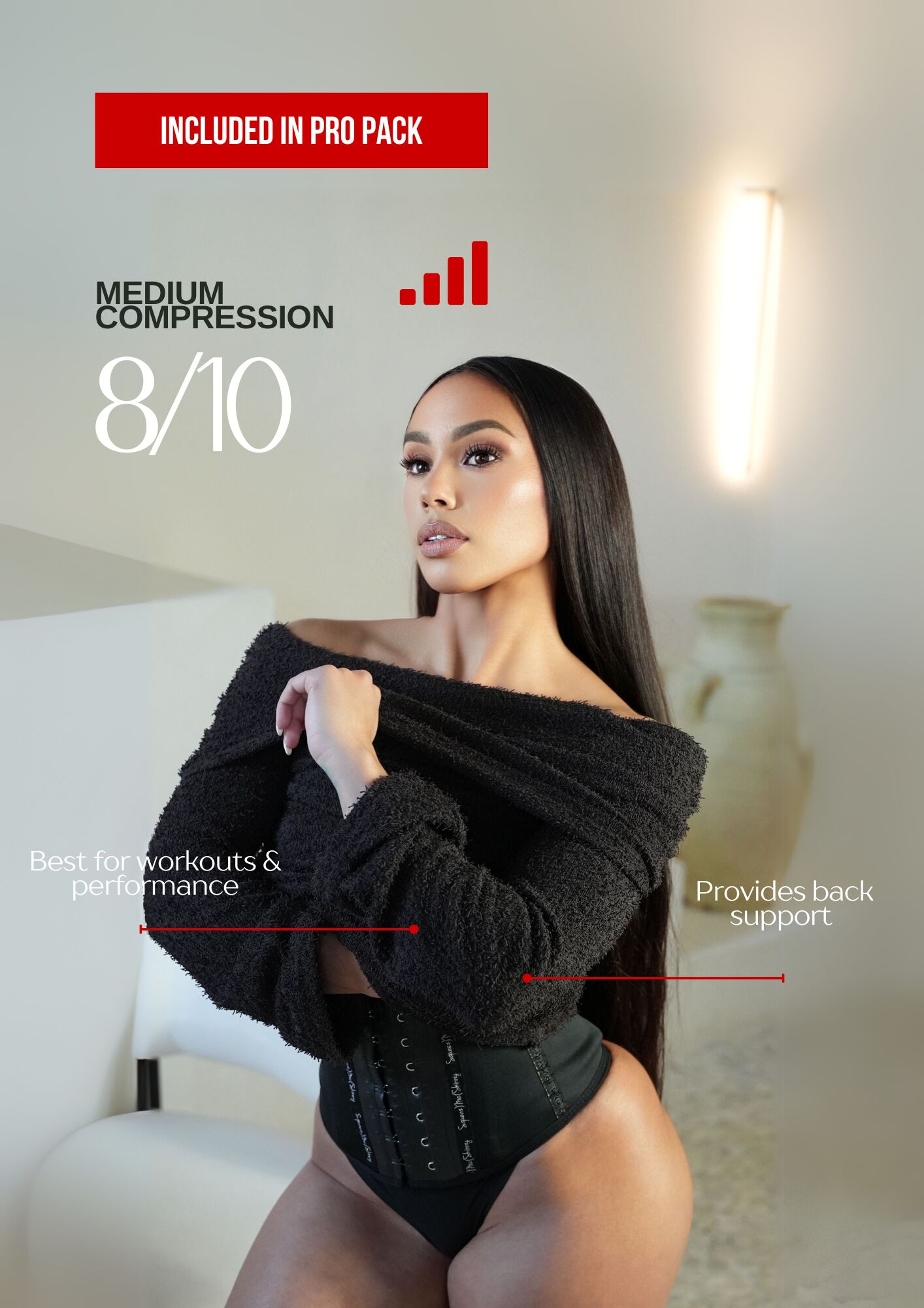 Medium Torso 10" Exclusive Design Sport Waist Trainers