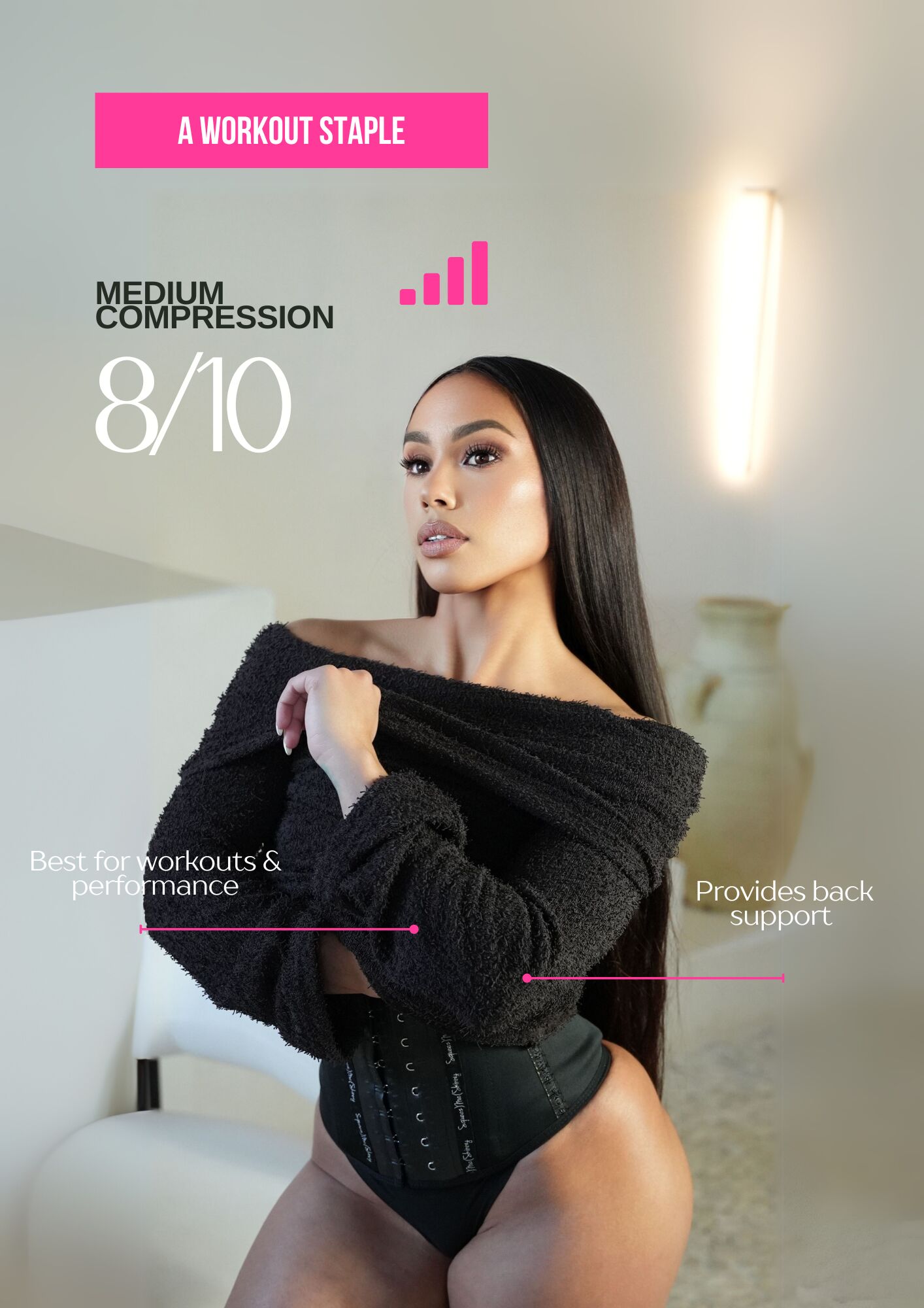 Medium Torso 10" Exclusive Design Sport Waist Trainers