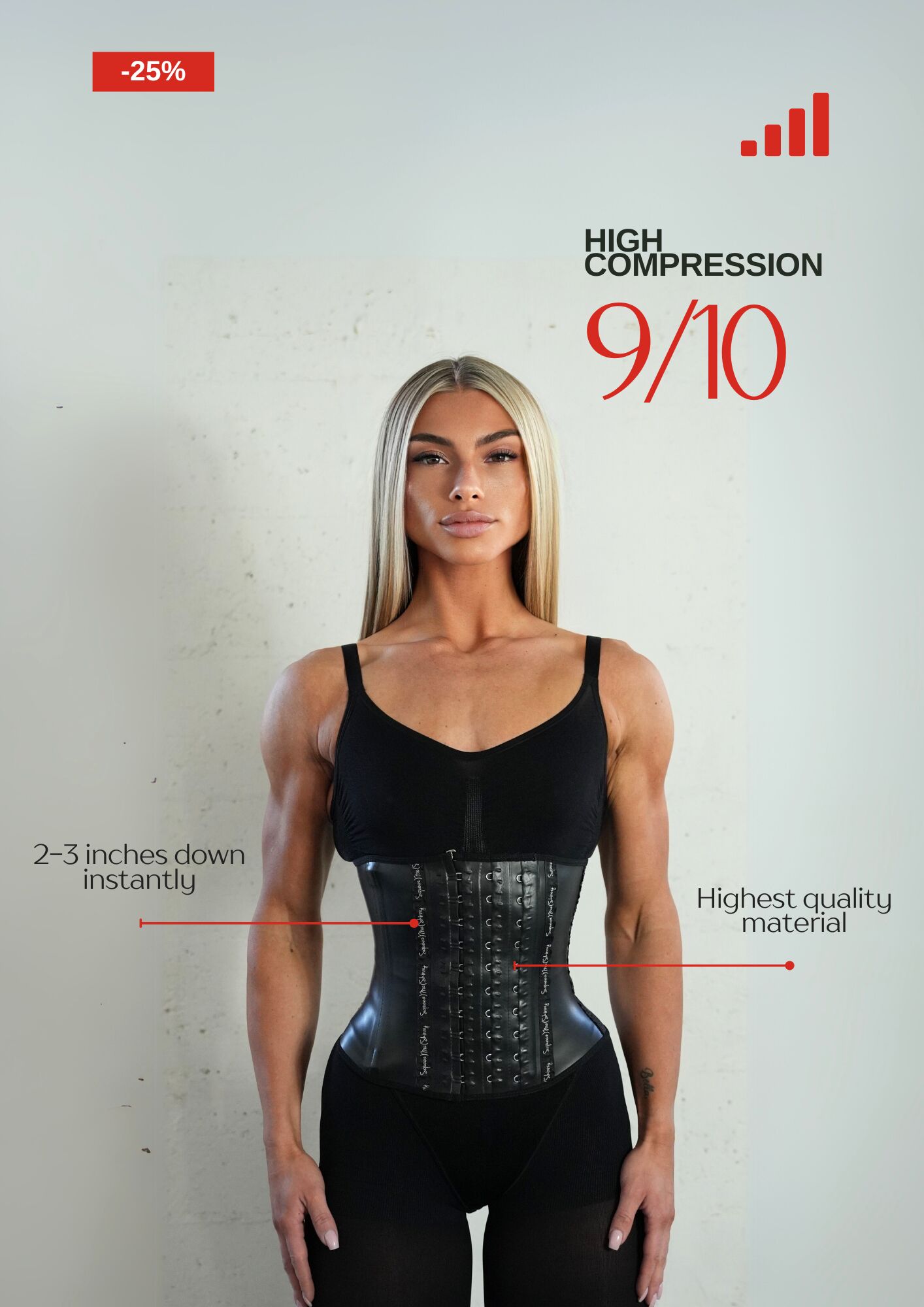 10" MAX COMPRESSION WAIST TRAINER