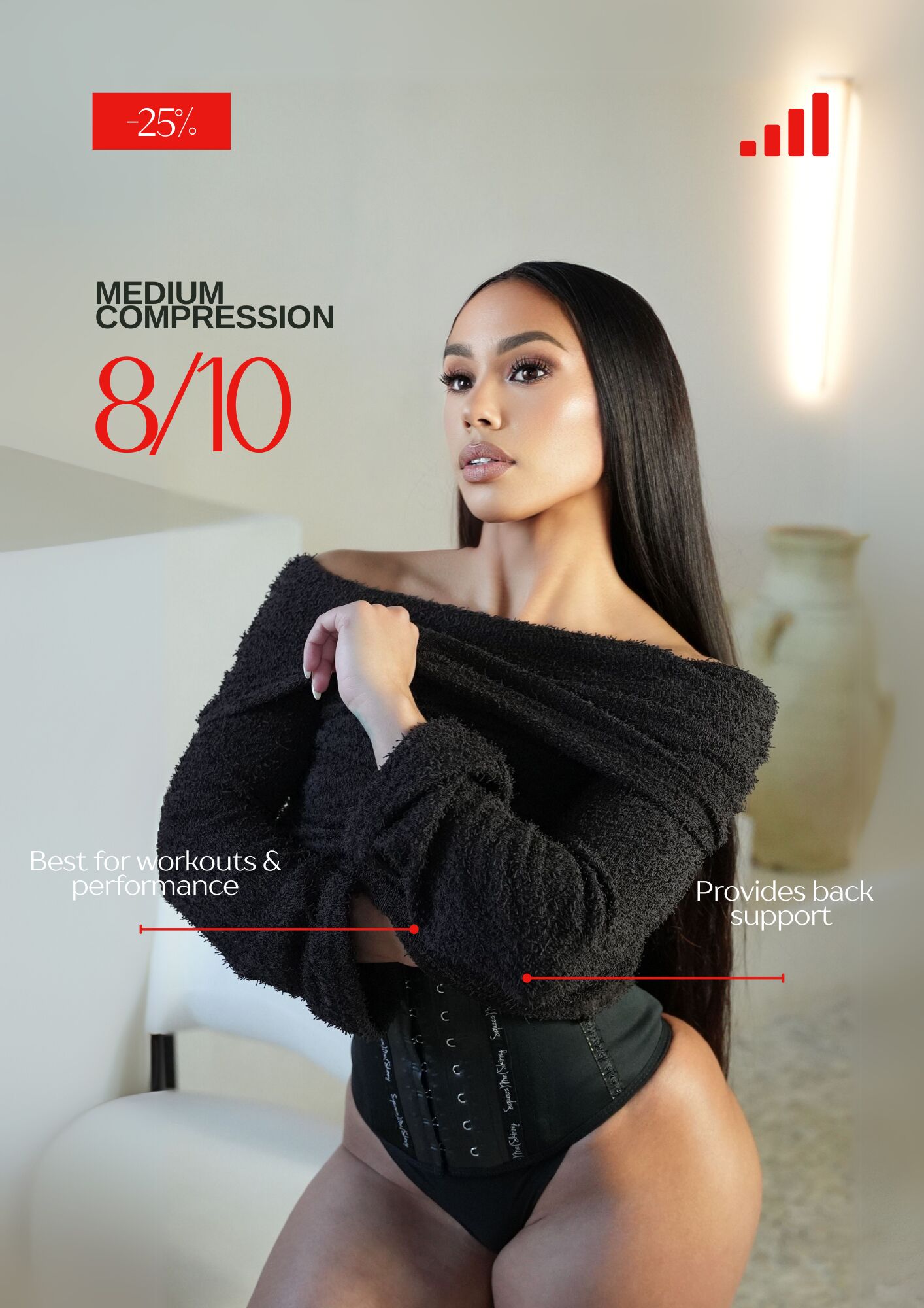 Medium Torso 10" Exclusive Design Sport Waist Trainers