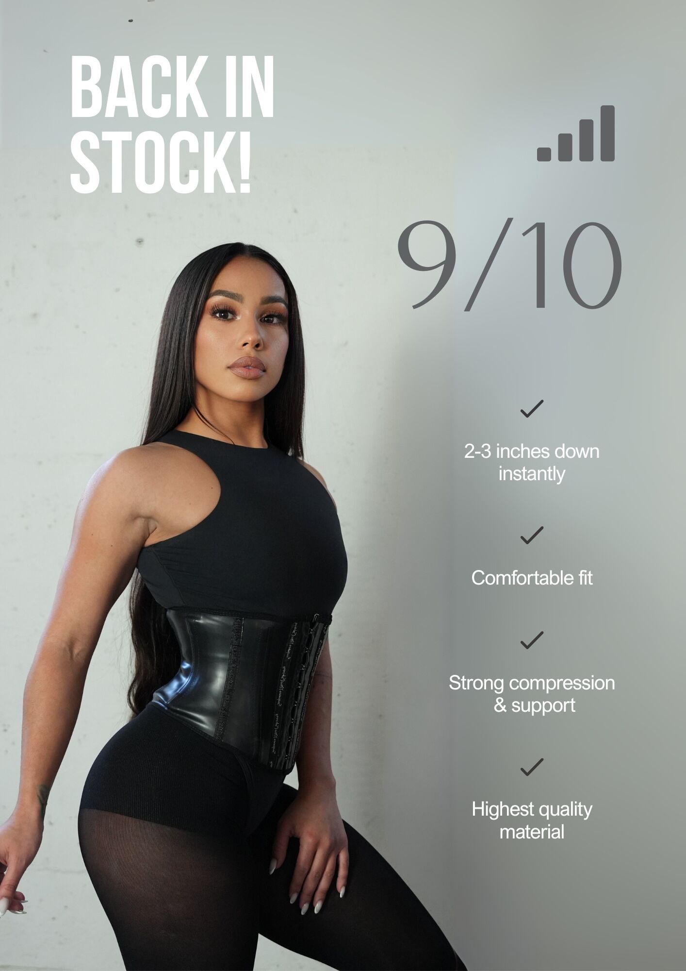 10" MAX COMPRESSION WAIST TRAINER