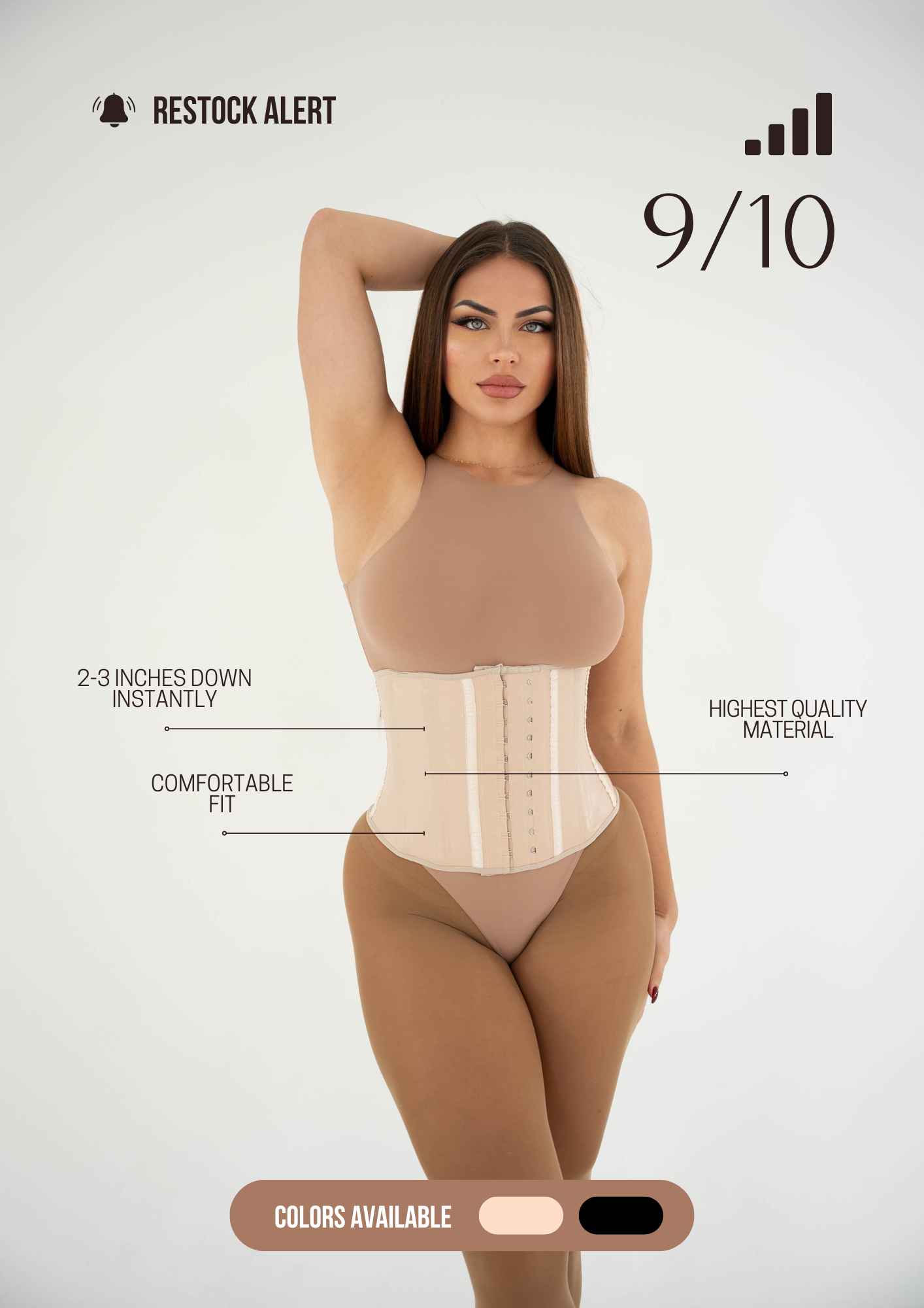 10" MAX COMPRESSION WAIST TRAINER