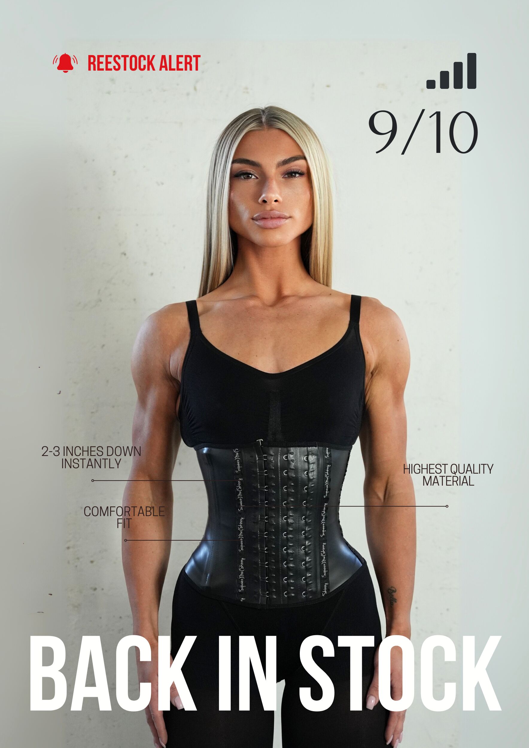 12" MAX COMPRESSION WAIST TRAINER