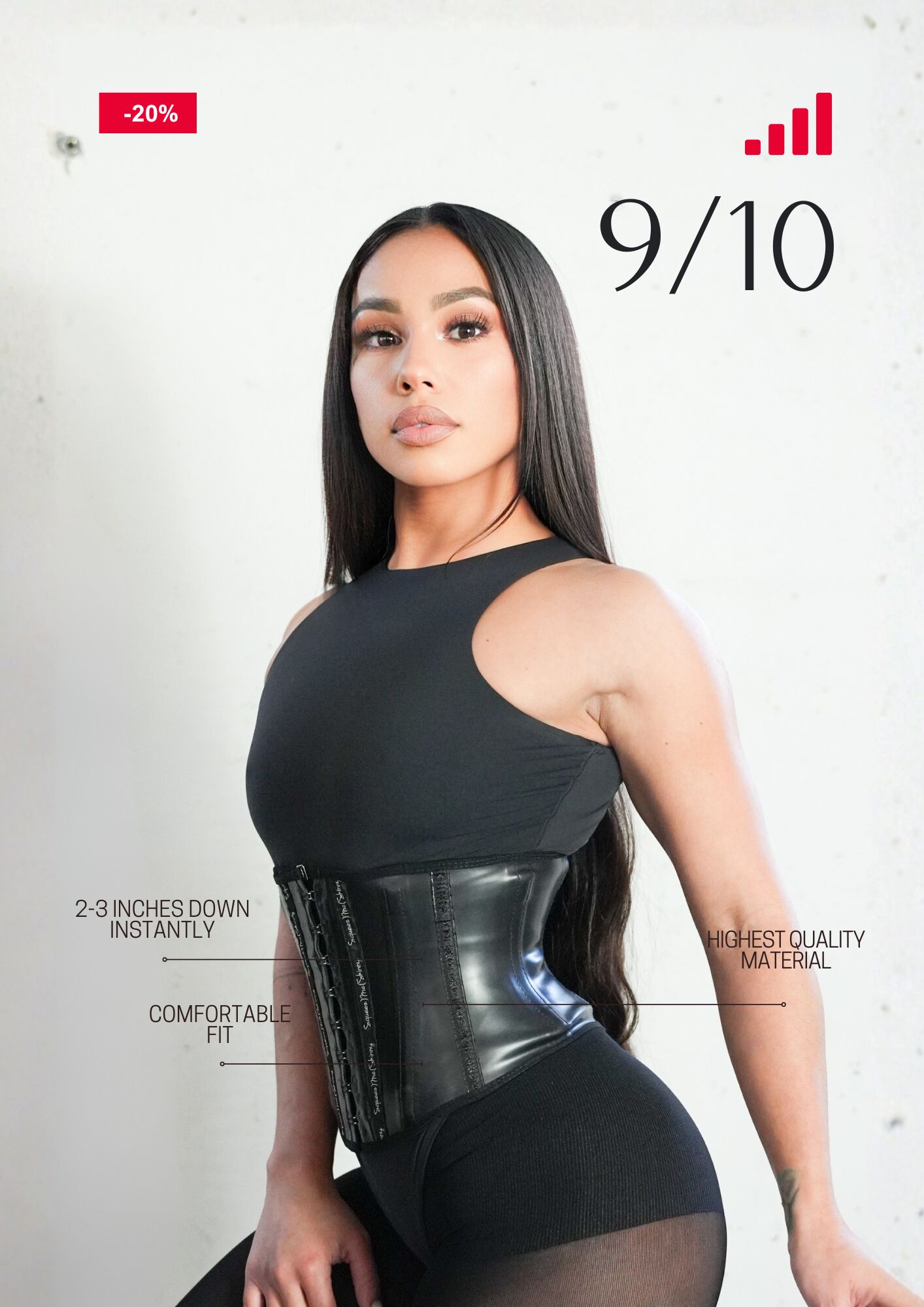 10" MAX COMPRESSION WAIST TRAINER