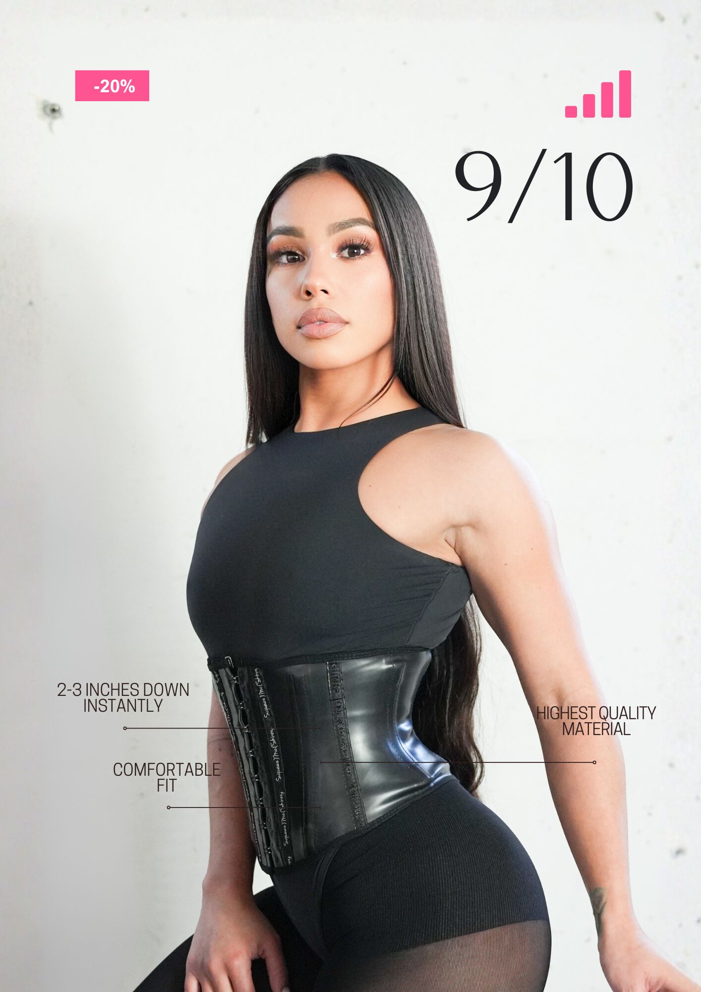 10" MAX COMPRESSION WAIST TRAINER