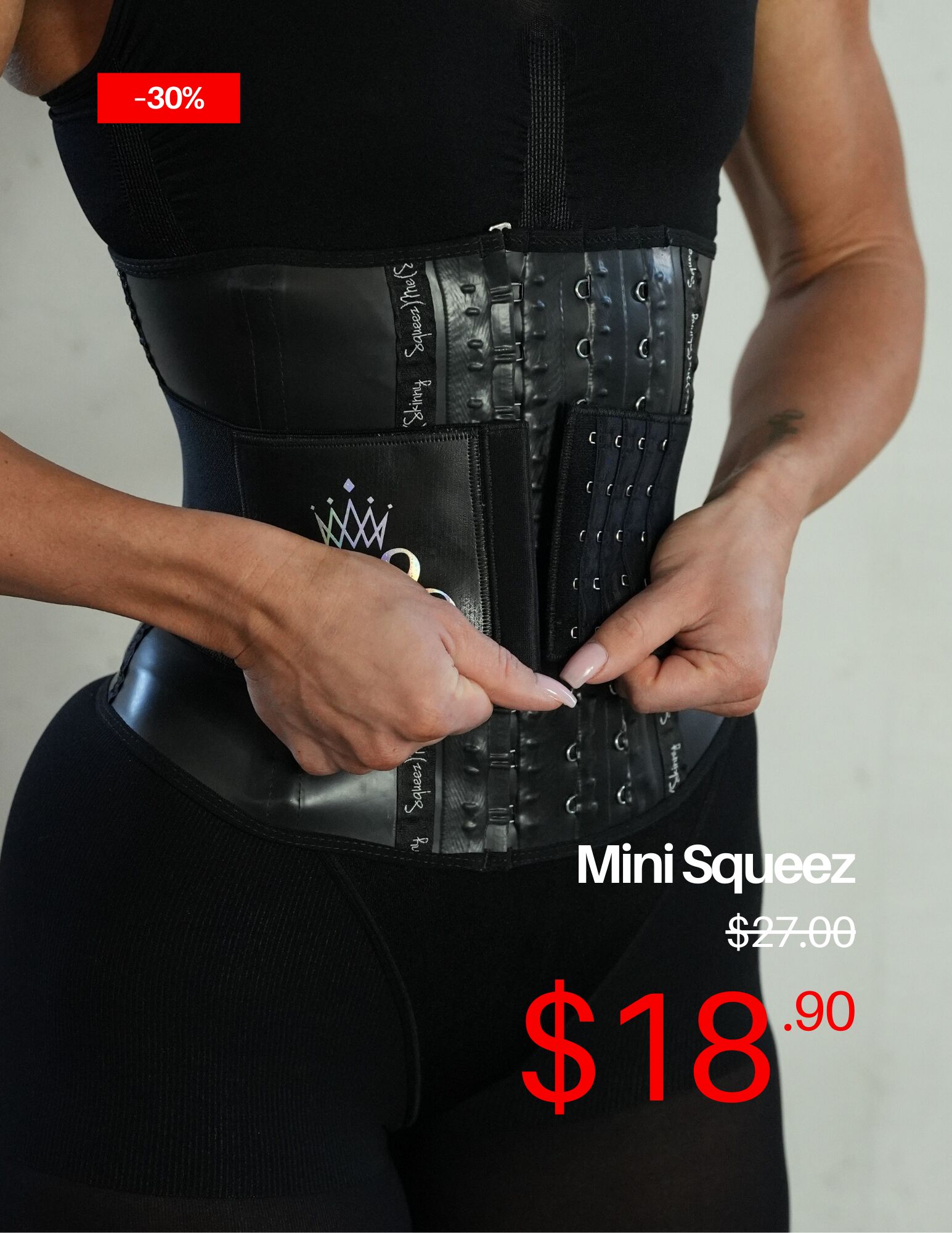 MINI SQUEEZ BELT – Double the Compression, Double the Curves!