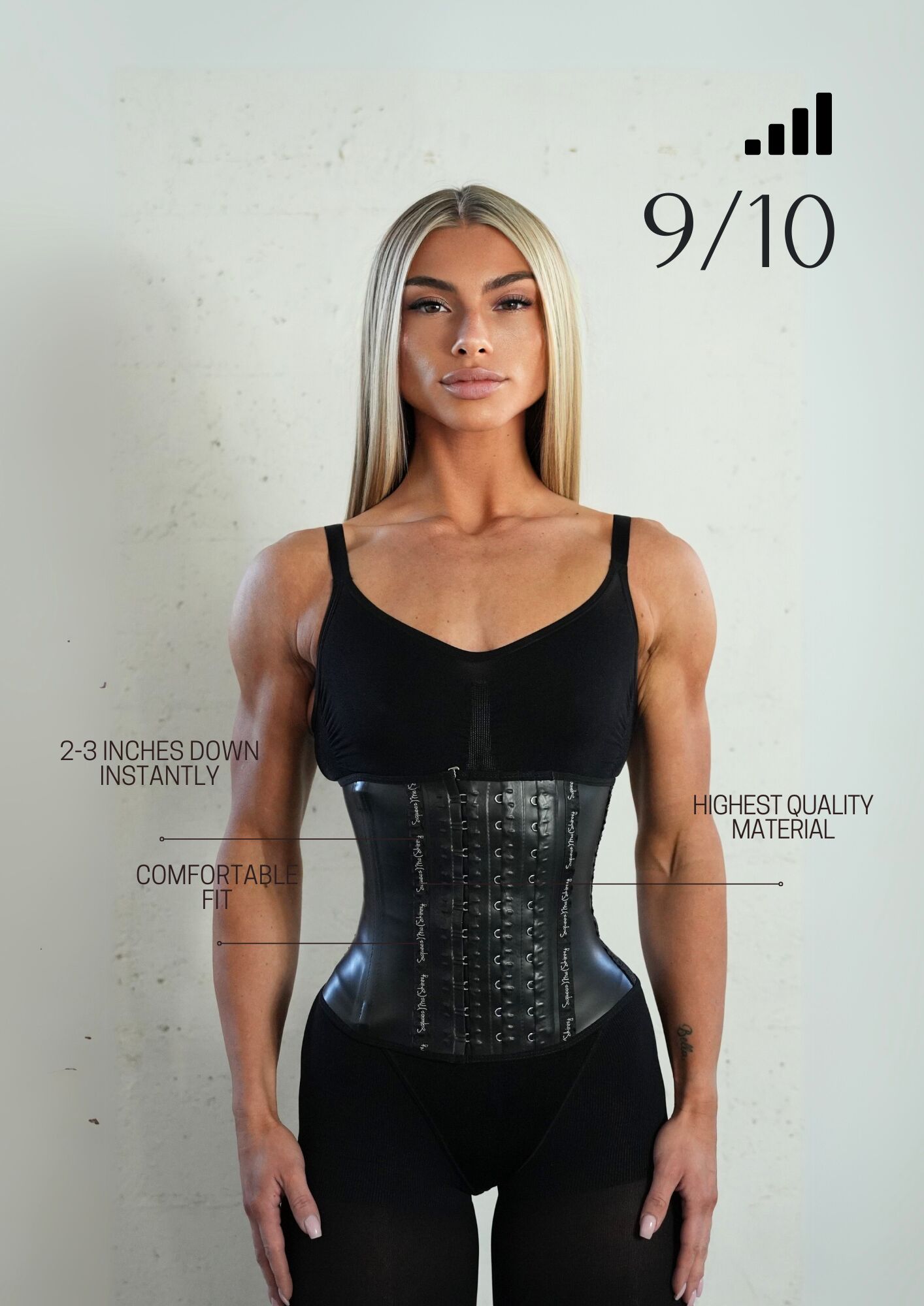 10" MAX COMPRESSION WAIST TRAINER